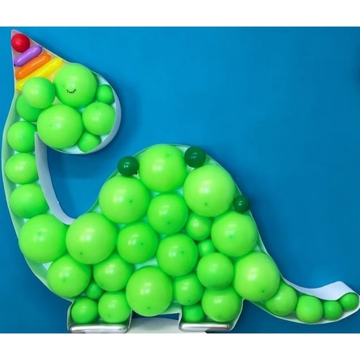 Каркас для аэромозаики фигура &laquo;Динозавр&raquo;, белый, 1 шт.