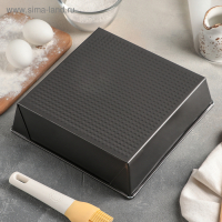 Форма для выпечки Доляна &laquo;Джоанна&raquo;, 24&times;6 см, антипригарное покрытие, цвет чёрный