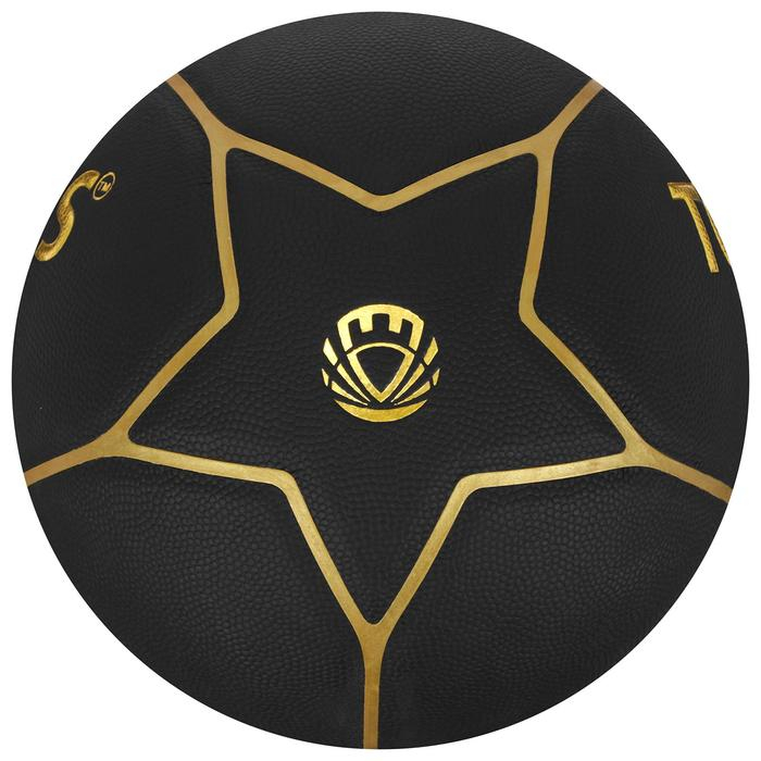 Мяч баскетбольный TORRES Star, B32317, PU, клееный, 7 панелей, размер 7