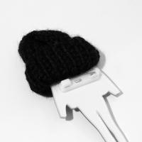 Брошь &laquo;Девочка&raquo; в джинсовке, цветная в серебре