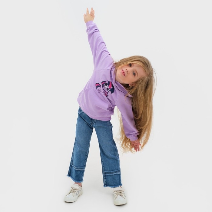 Худи для девочки &laquo;Искорка&raquo;, My Little Pony, рост 98-104 см, цвет фиолетовый
