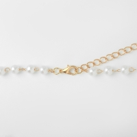 Колье &laquo;Жемчуг&raquo; элегантный крест, цвет золото, 40см