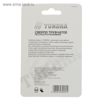 Сверло алмазное по стеклу и керамике ТУНДРА, трехгранный хвостовик, 50 х 65 мм Сверло алмазное по стеклу и керамике ТУНДРА, трехгранный хвостовик, 50 х 65 мм