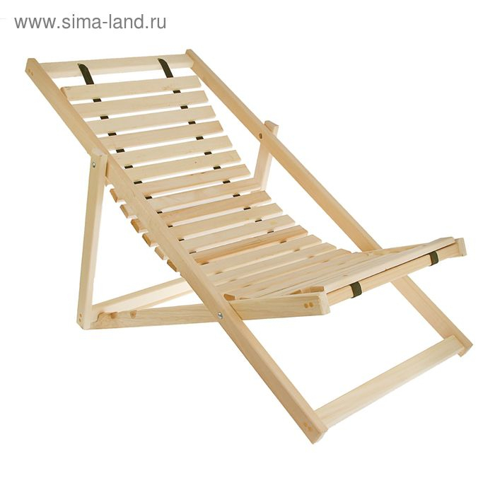 Шезлонг гибкий складной, 60&times;118&times;75см, из липы, "Добропаровъ"