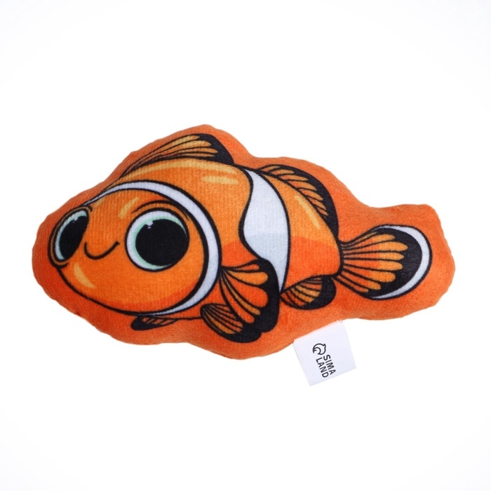Игрушка для кошек с мятой «Рыба-клоун», 13 х 8 см Игрушка для кошек с мятой «Рыба-клоун», 13 х 8 см