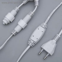 Гирлянда «Занавес» 2 × 1.5 м, IP44, УМС, белая нить, 360 SMD-LED, свечение тёплое белое, 220 В Гирлянда «Занавес» 2 × 1.5 м, IP44, УМС, белая нить, 360 SMD-LED, свечение тёплое белое, 220 В