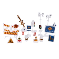 Набор игровой &laquo;Военная техника&raquo;, 37 предметов: 12 инерционных машинок, дорожные знаки, игровое поле, наклейки