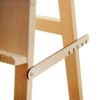 Мольберт тип «Хлопушка», 100 х 50 х 55 см, планшет 50 х 50 см, малый, неокрашенное дерево, Calligrata Мольберт тип «Хлопушка», 100 х 50 х 55 см, планшет 50 х 50 см, малый, неокрашенное дерево, Calligrata