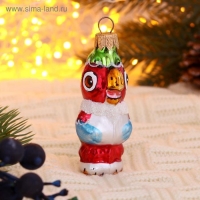 Ёлочное украшение "Попугай Кеша" h-9 см Ёлочное украшение "Попугай Кеша" h-9 см