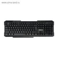 Комплект клавиатура и мышь Defender Jakarta C-805 RU, беспровод,мембран,1600 dpi,USB,чёрный