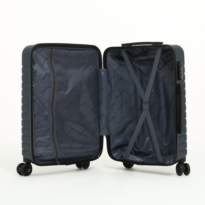 Чемодан средний 59 л (M) Goran Tomp, отдел на молнии, кодовый замок, 4 колеса, цвет синий Чемодан средний 59 л (M) Goran Tomp, отдел на молнии, кодовый замок, 4 колеса, цвет синий