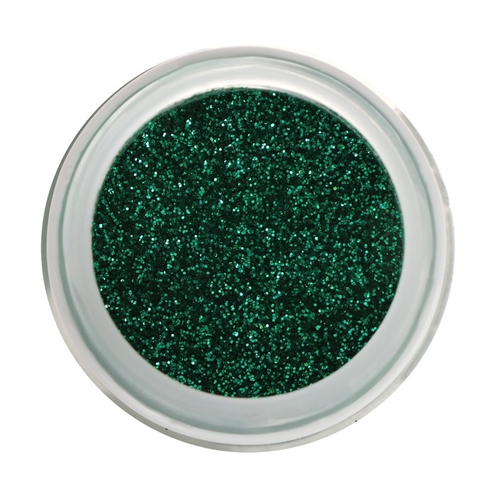 Декоративные блёстки LUXART LuxGlitter (сухие), 20 мл, размер 0.2 мм, зелёные