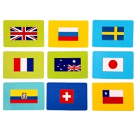 Карточная игра «Флагомания», 54 карточки Карточная игра «Флагомания», 54 карточки