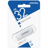 Флешка Smartbuy 032GB3SCW, 32 Гб, USB3.0, чт до 100 Мб/с, зап до 40 Мб/с, белая Флешка Smartbuy 032GB3SCW, 32 Гб, USB3.0, чт до 100 Мб/с, зап до 40 Мб/с, белая