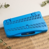 Музыкальный инструмент Металлофон Music Life, 25 тонов, футляр, 2 палочки, синий Музыкальный инструмент Металлофон Music Life, 25 тонов, футляр, 2 палочки, синий