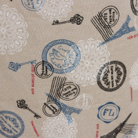 Корзина для белья Доляна &laquo;Париж&raquo;, текстильная, 35&times;35&times;60 см