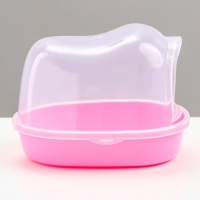 Туалет для грызунов фигурный "Пижон", 13 х 10 х 10 см, розовый Туалет для грызунов фигурный "Пижон", 13 х 10 х 10 см, розовый