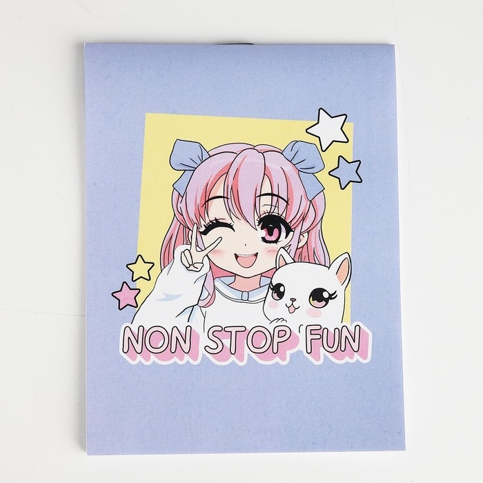 Набор подарочный для девочки Набор подарочный для девочки "Аниме", сумка, блокнот