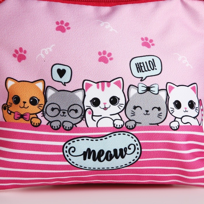 Набор подарочный для девочки Набор подарочный для девочки "Котята", сумка, блокнот