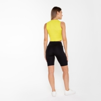 Велосипедки женские, цвет чёрный, размер 46