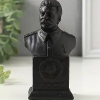 Бюст Сталина, 12х6.5х4.5см, графит
