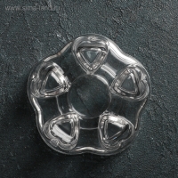 Подставка стеклянная для подогрева &laquo;Хрусталик&raquo;, d=11 см