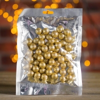 Фигурка для поделок и декора &laquo;Шар&raquo;, набор 55 шт., размер 1 шт: 0,5 &mdash; 1 см, цвет золото