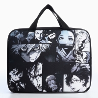 Папка для труда А4 на молнии текстиль 70мм 350 х 270 унив &laquo;1 сентября: Аниме картинка&raquo;