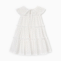 Платье для девочки MINAKU, цвет белый, рост 140 см Платье для девочки MINAKU, цвет белый, рост 140 см