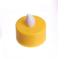 Светодиодные свечи, ночники LED RISALUX «Добра и света!» набор 2 шт., жёлтые, RGB, 3.5×3.5×4 см Светодиодные свечи, ночники LED RISALUX «Добра и света!» набор 2 шт., жёлтые, RGB, 3.5×3.5×4 см