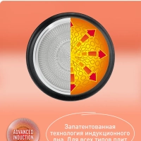 Набор посуды со съемной ручкой Ingenio Black Stone