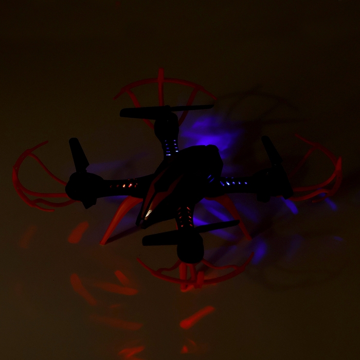 Квадрокоптер LH-X15WF, камера, передача изображения на смартфон, Wi-FI, цвет чёрно-оранжевый