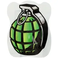 Прикол бомбочка &laquo;Граната&raquo;, 9,5 &times; 7 &times; 1 см, цвета МИКС