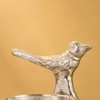 Подсвечник на 4 свечи "Птенцы" алюминий 32,5х9х7 см