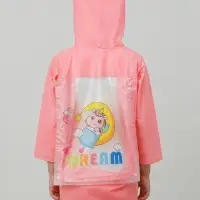 Дождевик детский, розовый единорог, рост 120-130 накл ОТ