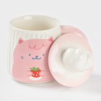 Кружка "Лапочка" 14х9х13,5 см, цвет розовый