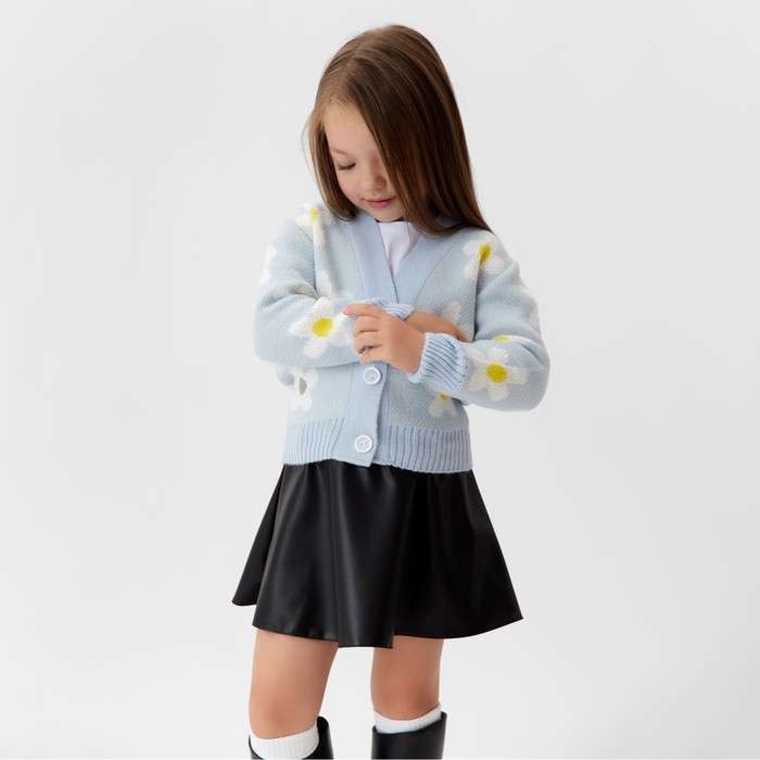 Кардиган детский KAFTAN Ромашки, р. 28 (92-98 см) Кардиган детский KAFTAN Ромашки, р. 28 (92-98 см)
