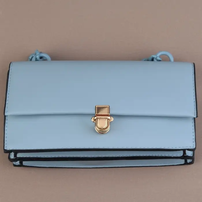 Застёжка для сумки, 2.5&times;3.1 см, цвет золотой