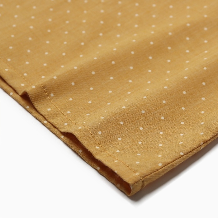 Платье детское MINAKU: Cotton collection цвет горчица, рост 146