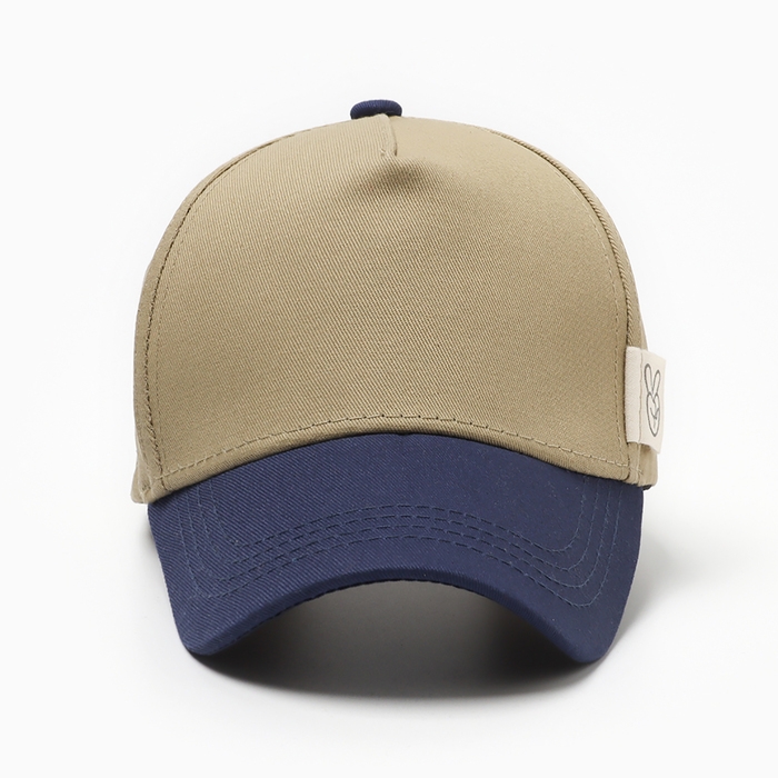 Кепка детская KAFTAN р.52-54 бежевый/синий