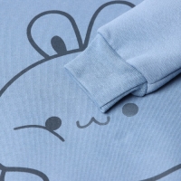 Костюм детский с начёсом (свитшот, брюки) KAFTAN Кролик, размер 30 (98-104 см), голубой