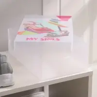 Короб для хранения обуви с ручкой &laquo;Босоножки&raquo;, 31&times;18&times;11 см, цвет прозрачный