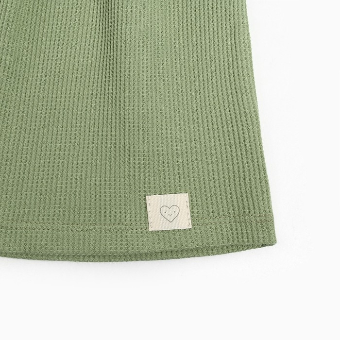 Платье Крошка Я BASIC LINE, рост 62-68 см, зеленый