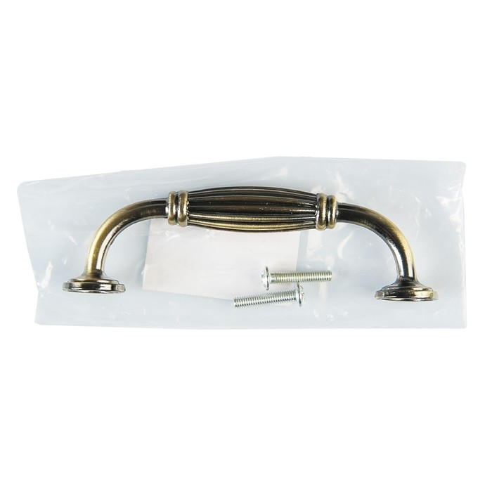 Ручка-скоба ТУНДРА PC176AB, м/о 96 мм, цвет бронза, 4 шт TMP