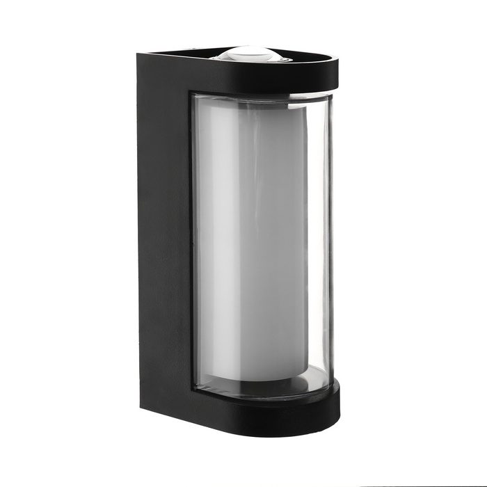 Светильник фасадный &laquo;Лампа&raquo;, FSD-061, 8 Вт, 3000К, IP65, 220 В, пластик, черный