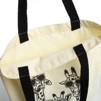 Сумка шопер без застёжки, из текстиля, цвет бежевый Сумка шопер без застёжки, из текстиля, цвет бежевый