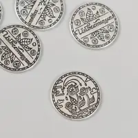 Сувенир кошельковый металл "Инвестиции" 2х2 см