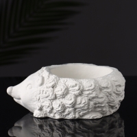 Фигурное кашпо "Ёжик" 15х11х5 см