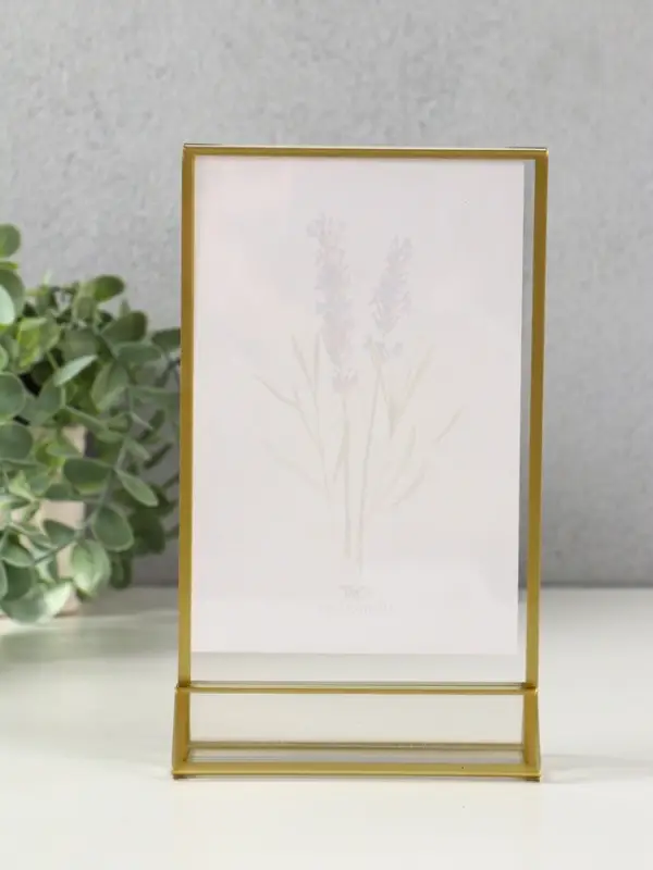 Фоторамка акрил на 2 фото 10х15 см "Прозрачность мыслей" 4х13,5х18 см