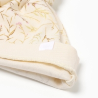 Шапочка детская с узелком MINAKU "Nature", размер 40 Шапочка детская с узелком MINAKU "Nature", размер 40